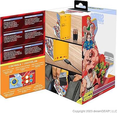 My Arcade 12Cm Str Fıghter Iı Champ Retro Konsol 2 Oyun Con.Marc-4184 - 3