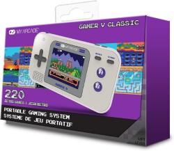 My Arcade Gamer V Retro Console 220 Games Grey-Purple Con.Marc-3920 - 1