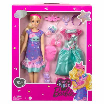 My First Barbie - İlk Barbie Bebeğim - Delüks Bebek HMM66 - 1