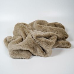 My Friend Toys Blanket-Wearing Ash Gray Bear Plush Toy - 4