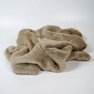 My Friend Toys Blanket-Wearing Ash Gray Bear Plush Toy - 4