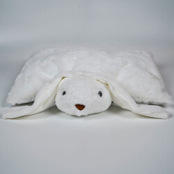 My Friend Toys Folding Rabbit White Plush Toy - 1