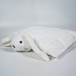 My Friend Toys Folding Rabbit White Plush Toy - 2