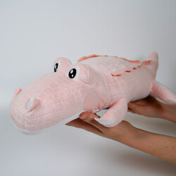 My Friend Toys Pink Crocodile Plush Toy - 3