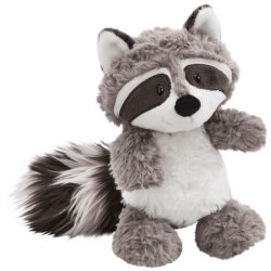 Nici Raccoon Dangling Rod Plush 25 cm 48394 - Nici
