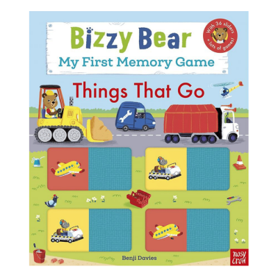 Nosy Crow Bizzy Bear My First Memory Game Book - Things That Go - 1