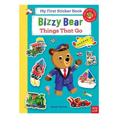 Nosy Crow Bizzy Bear - My First Sticker Book Things That Go - 1