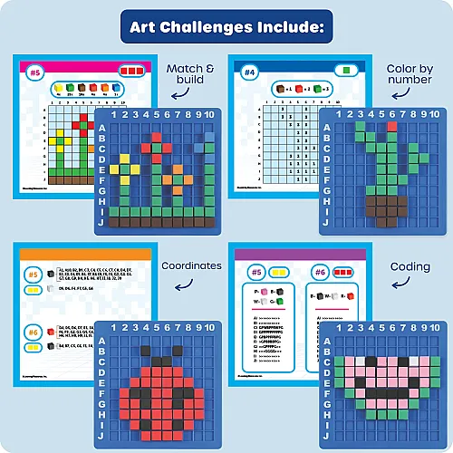Numberblocks Stem Explorers Pixel Art Challenge Ler9463 - 5
