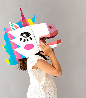 OMY XXL Karton 3D Maske - Lily - 6