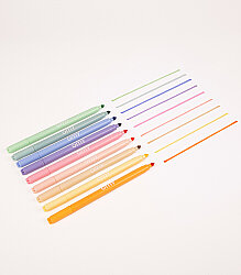 Omy Çift Uçlu Pastel Keçeli Kalem - 9 Adet - 2