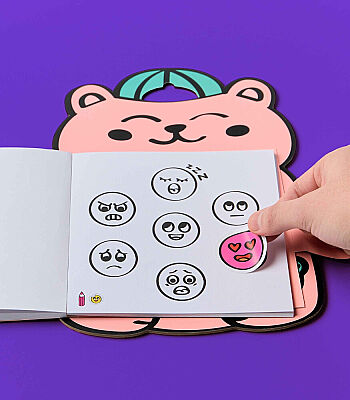 Omy Montessori Sticker Kitabı - Emotions Stikbook02 - 2