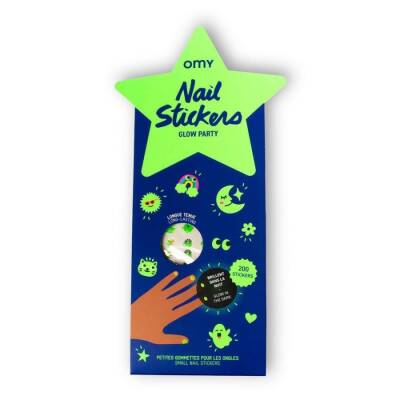 Omy Nail Stickers - Glow Party - 1