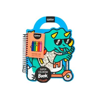 Omy Sticker Activity Notebook - Dino - 1