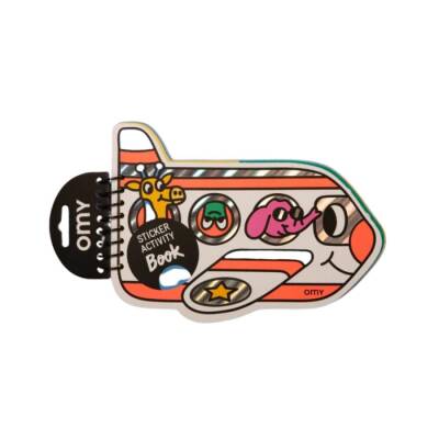 Omy Sticker Activity Notebook - Vroom - 1