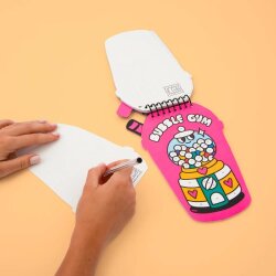 Omy Sticker By Number Notebook - Bubble Tea - 2