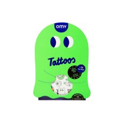 Omy Tattoo - Temporary Tattoo Boo! Glow In The Dark - Omy