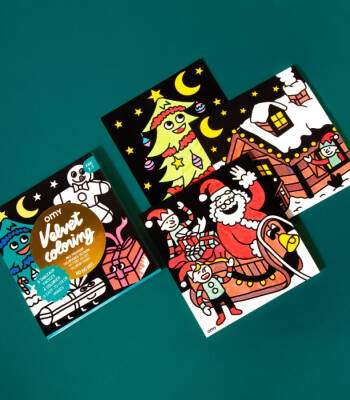 Omy Velvet Coloring Cards Ho Ho Ho! - 4