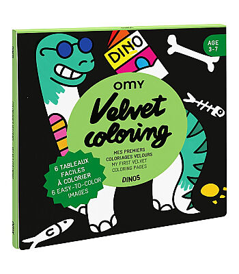 Omy Velvet Coloring - Dino Velvet - Kadife Boya 02 - 1