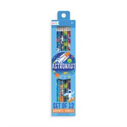 Ooly 12-Pack Pencil With Eraser - Astronaut 128-153 - 1