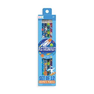 Ooly 12-Pack Pencil With Eraser - Astronaut 128-153 - 1