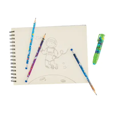 Ooly 12-Pack Pencil With Eraser - Astronaut 128-180 - 3