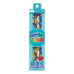 Ooly 12-Pack Pencil With Eraser - Monster 128-184 - 1