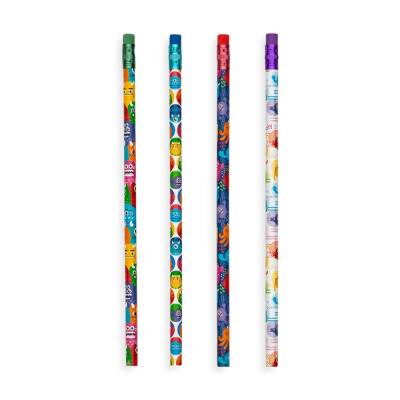 Ooly 12-Pack Pencils With Erasers - Monsters 128-110 - 2