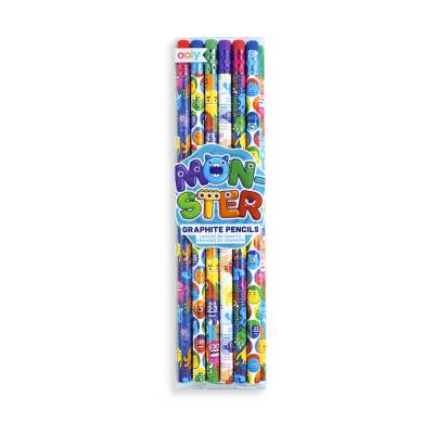 Ooly 12-Pack Pencils With Erasers - Monsters 128-110 - 3
