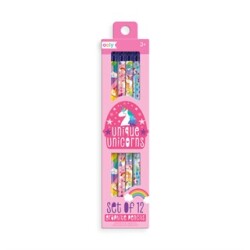 Ooly 12-Pack Pencils With Erasers - Unique Unicorns 128-126 - 1
