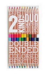 Ooly 2 Of A Kind Double-Ended 24-Pack Colored Pencils 128-103 - 1
