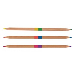 Ooly 2 Of A Kind Double-Ended 24-Pack Colored Pencils 128-103 - 2