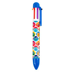 Ooly 6 Color Ballpoint Pen Monster - Blue 132-088-M - Ooly