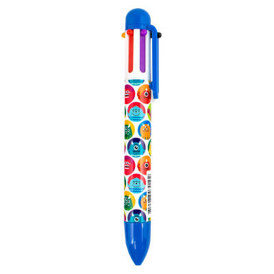 Ooly 6 Color Ballpoint Pen Monster - Blue 132-088-M - 1