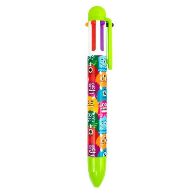 Ooly 6 Color Ballpoint Pen Monster - Green 132-088-Y - 1
