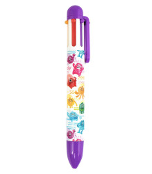 Ooly 6 Color Ballpoint Pen Monster - Purple 132-088-P - Ooly