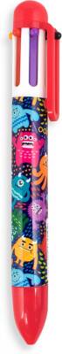 Ooly 6-Color Ballpoint Pen Monster - Red 132-088 - 1