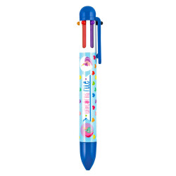 Ooly 6-Color Ballpoint Pen Unique Unicorns - Blue 132-082-M - Ooly