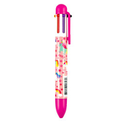 Ooly 6-Color Ballpoint Pen Unique Unicorns - Fuchsia 132-082-F - Ooly
