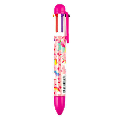 Ooly 6-Color Ballpoint Pen Unique Unicorns - Fuchsia 132-082-F - 1