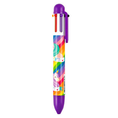 Ooly 6-Color Ballpoint Pen Unique Unicorns - Purple 132-082-P - 1