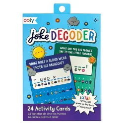 Ooly Activity & Game Cards - Joke Decoder 118-290 - 1
