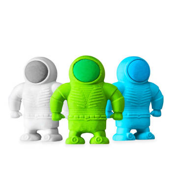 Ooly Astronaut 3-Piece Eraser Set 112-087 - 2