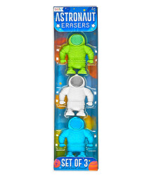 Ooly Astronaut 3-Piece Eraser Set 112-087 - 1