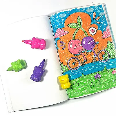 Ooly Bear Besties Kutulu 5'li Highlighter Kalem 130-142 - 6