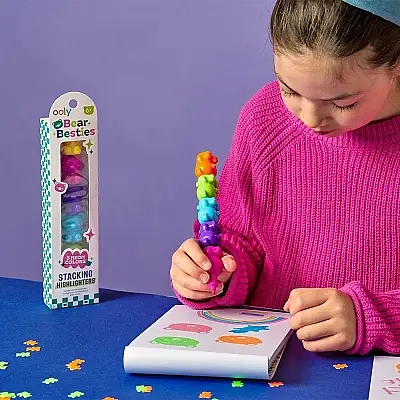 Ooly Bear Besties Kutulu 5'li Highlighter Kalem 130-142 - 7