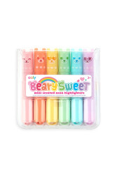 Ooly Beary Sweet Mini Scented Highlighter 6-Pack 130-076 - Ooly