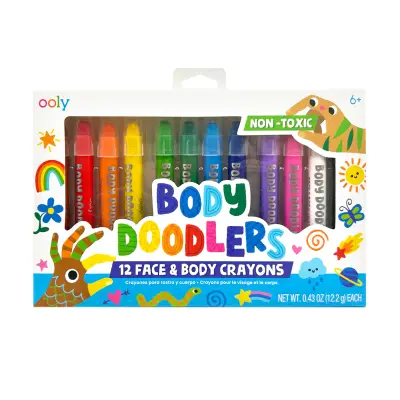 Ooly Body Doodlers 12-Pack Face And Body Paint 133-116 - 1