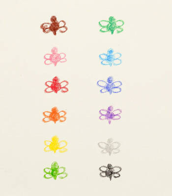 Ooly Brilliant Bee 12 Pack Crayon 133-093 - 5