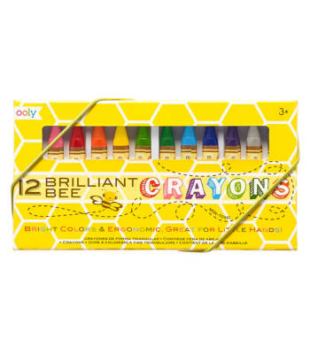 Ooly Brilliant Bee 12 Pack Crayon 133-093 - 1