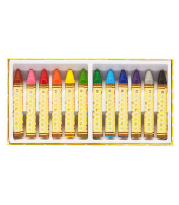 Ooly Brilliant Bee 12 Pack Crayon 133-093 - 2